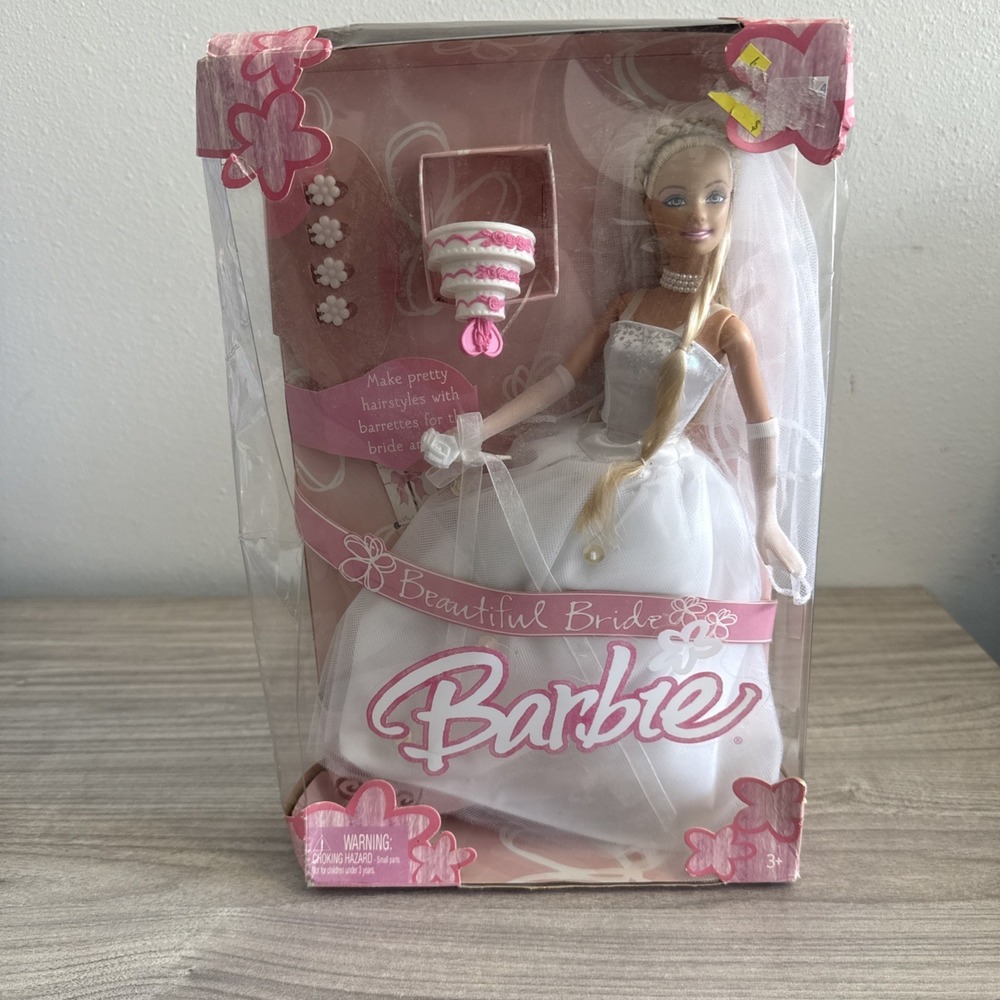 Beautiful Bride Barbie Doll 2004 by Mattel G9071 NEW NRFB Box Dents
